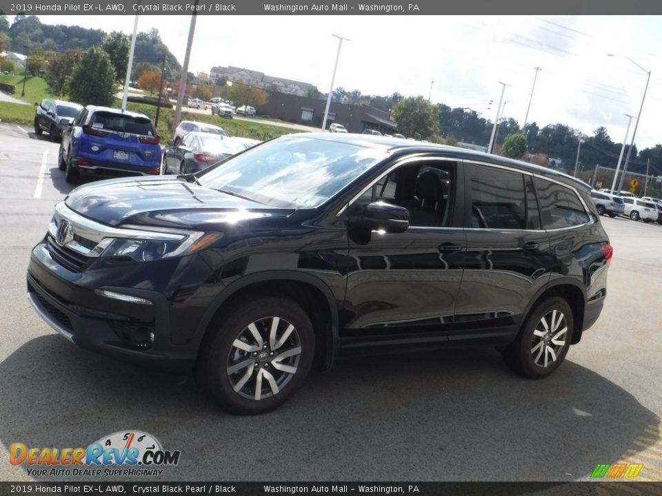 2019 Honda Pilot EX-L AWD Crystal Black Pearl / Black Photo #5