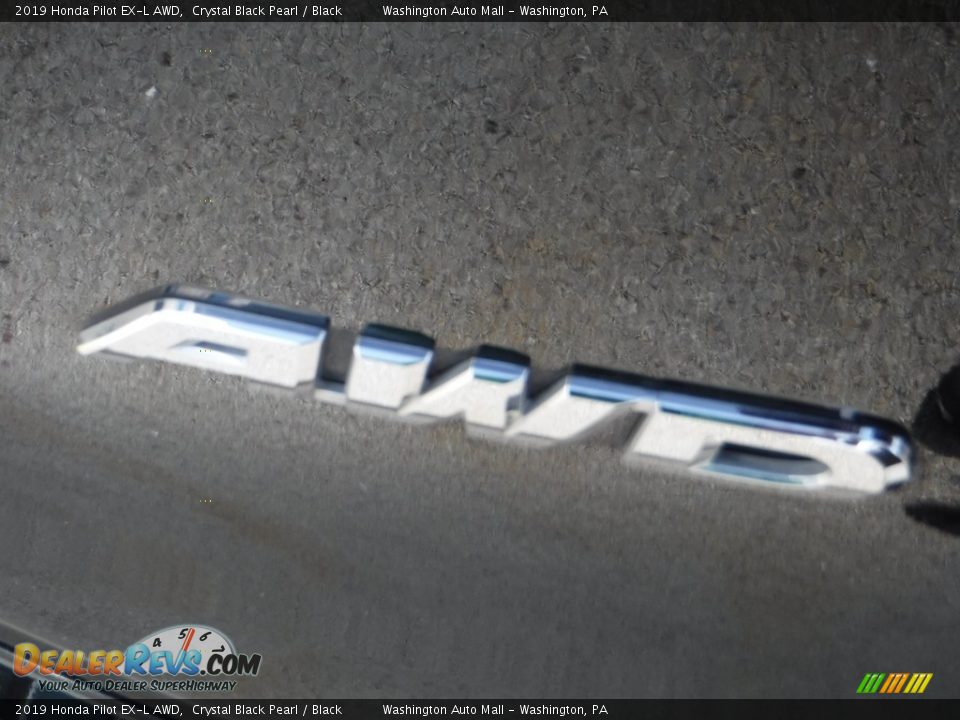2019 Honda Pilot EX-L AWD Crystal Black Pearl / Black Photo #10