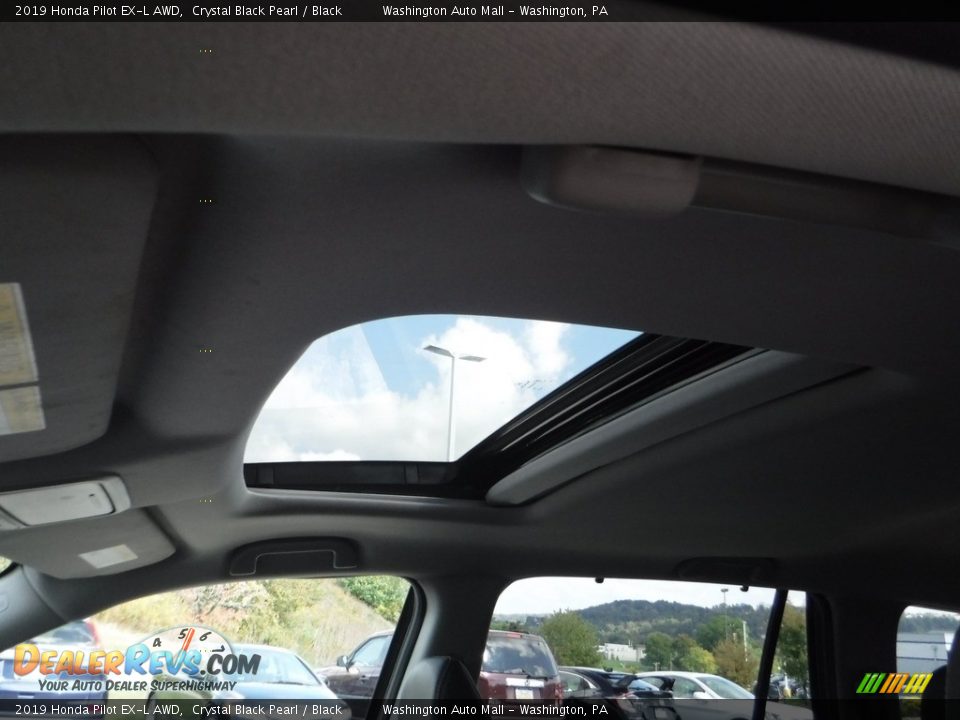 2019 Honda Pilot EX-L AWD Crystal Black Pearl / Black Photo #11