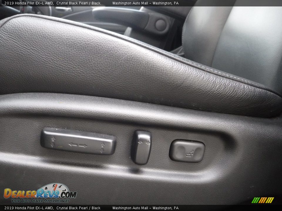 2019 Honda Pilot EX-L AWD Crystal Black Pearl / Black Photo #16