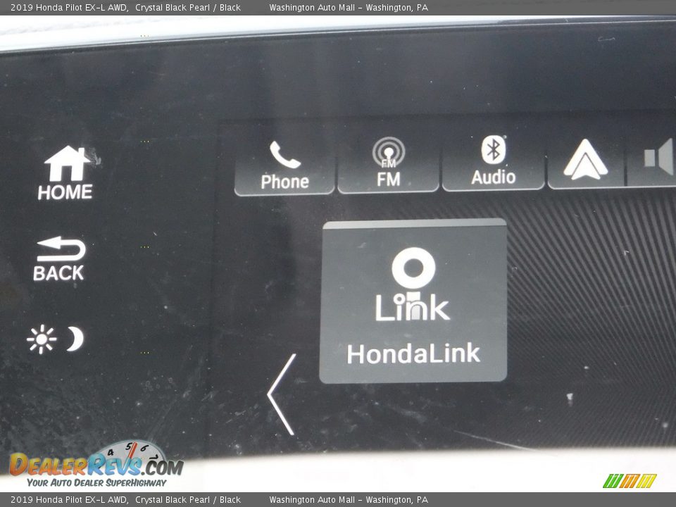 2019 Honda Pilot EX-L AWD Crystal Black Pearl / Black Photo #19