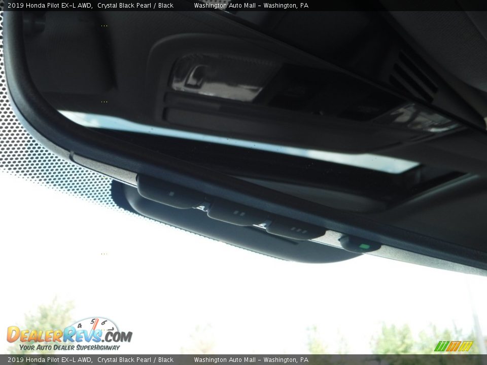 2019 Honda Pilot EX-L AWD Crystal Black Pearl / Black Photo #21