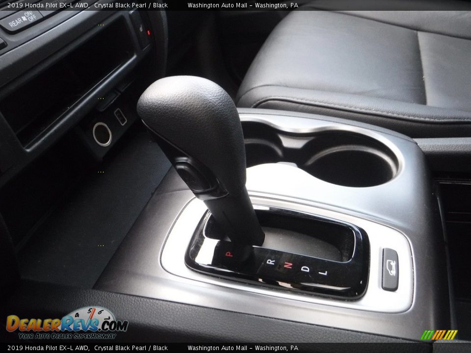 2019 Honda Pilot EX-L AWD Crystal Black Pearl / Black Photo #25