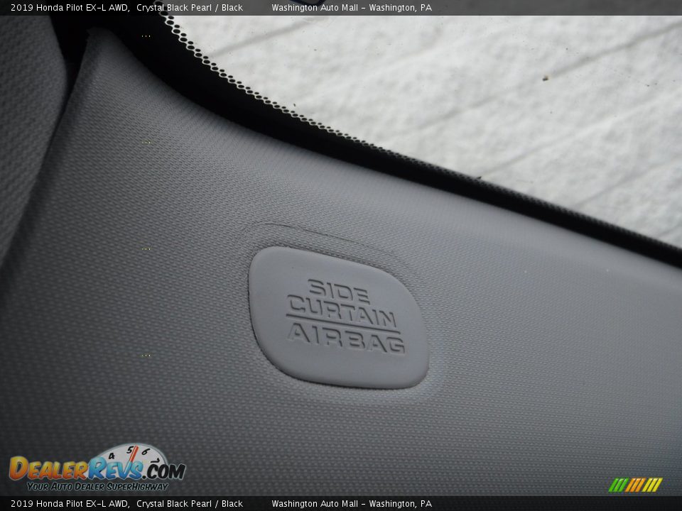 2019 Honda Pilot EX-L AWD Crystal Black Pearl / Black Photo #26