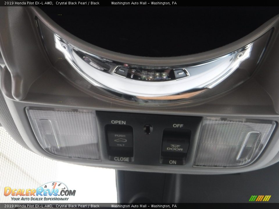 2019 Honda Pilot EX-L AWD Crystal Black Pearl / Black Photo #27