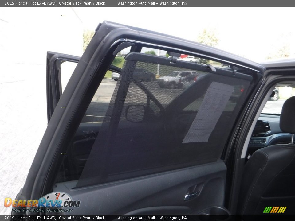2019 Honda Pilot EX-L AWD Crystal Black Pearl / Black Photo #29