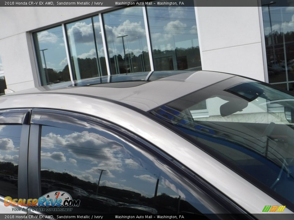2018 Honda CR-V EX AWD Sandstorm Metallic / Ivory Photo #3
