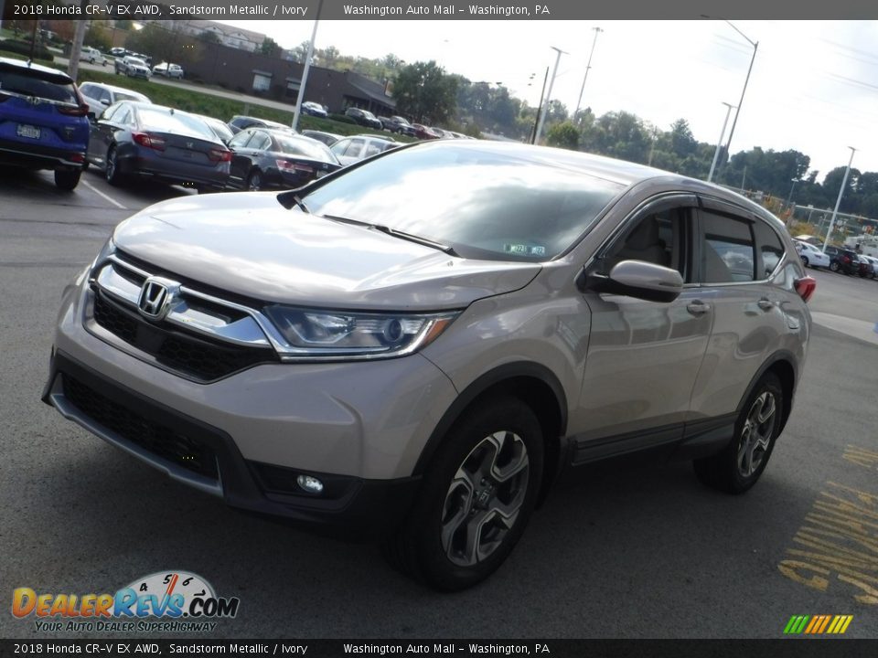 2018 Honda CR-V EX AWD Sandstorm Metallic / Ivory Photo #6