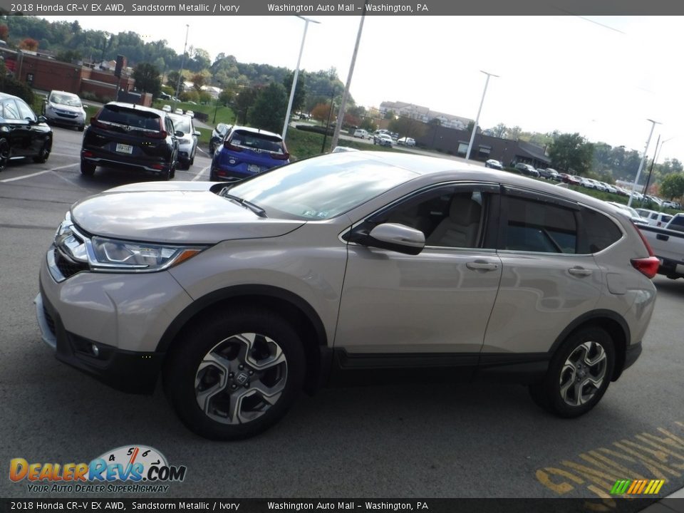 2018 Honda CR-V EX AWD Sandstorm Metallic / Ivory Photo #7