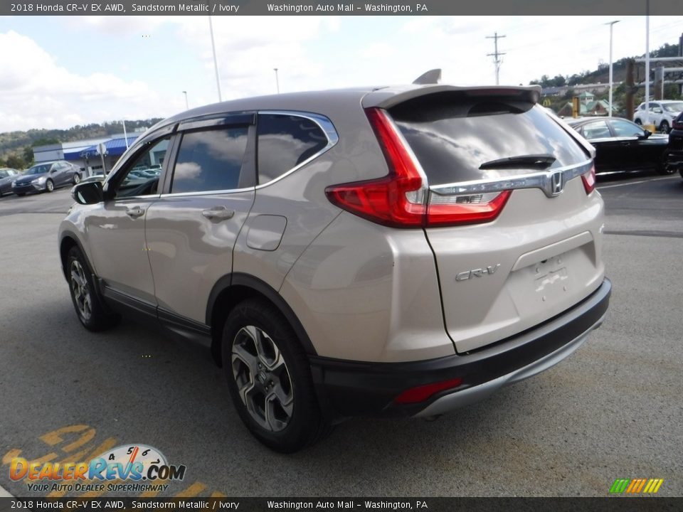 2018 Honda CR-V EX AWD Sandstorm Metallic / Ivory Photo #8