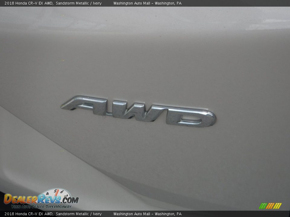 2018 Honda CR-V EX AWD Sandstorm Metallic / Ivory Photo #11