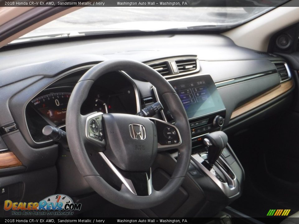 2018 Honda CR-V EX AWD Sandstorm Metallic / Ivory Photo #15