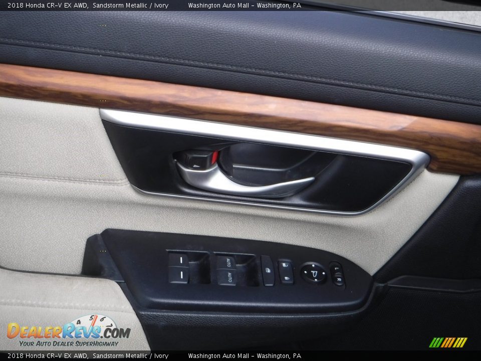 2018 Honda CR-V EX AWD Sandstorm Metallic / Ivory Photo #16
