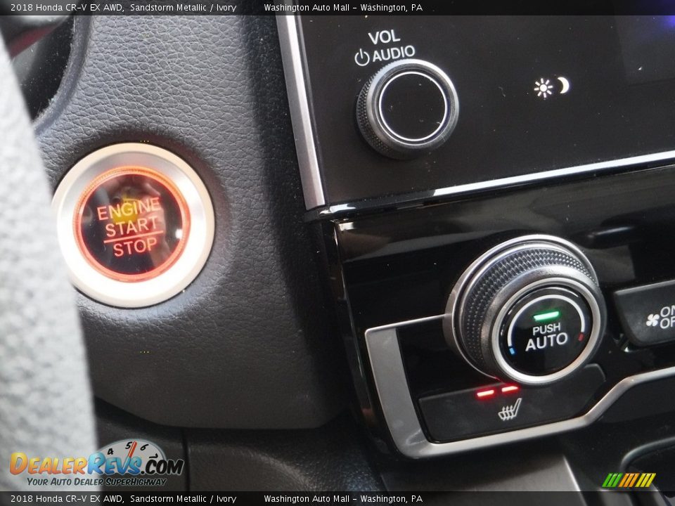 2018 Honda CR-V EX AWD Sandstorm Metallic / Ivory Photo #19