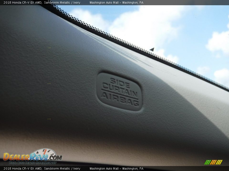2018 Honda CR-V EX AWD Sandstorm Metallic / Ivory Photo #23