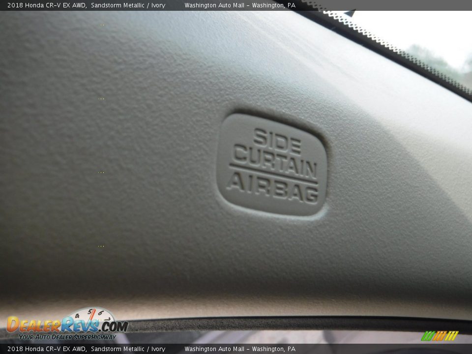 2018 Honda CR-V EX AWD Sandstorm Metallic / Ivory Photo #26