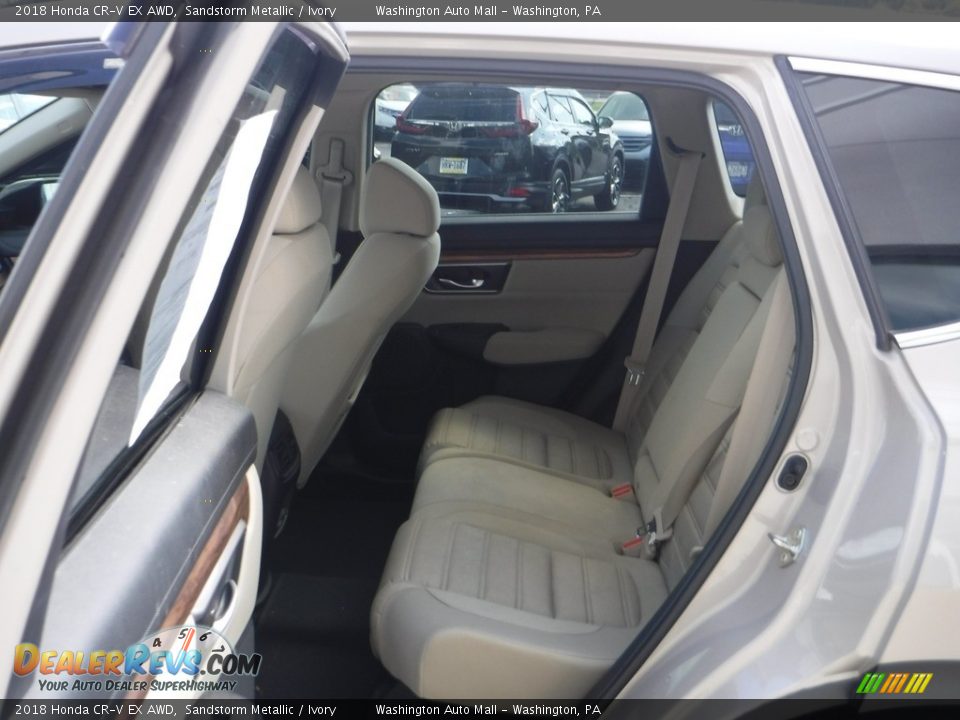 2018 Honda CR-V EX AWD Sandstorm Metallic / Ivory Photo #28