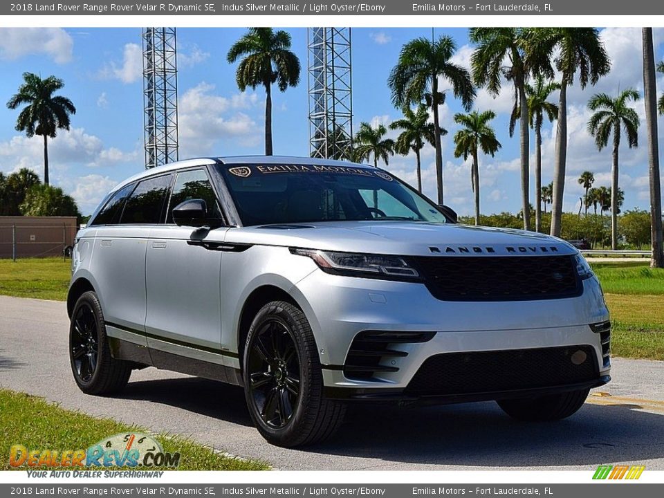 2018 Land Rover Range Rover Velar R Dynamic SE Indus Silver Metallic / Light Oyster/Ebony Photo #1