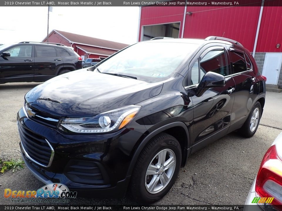 2019 Chevrolet Trax LT AWD Mosaic Black Metallic / Jet Black Photo #1