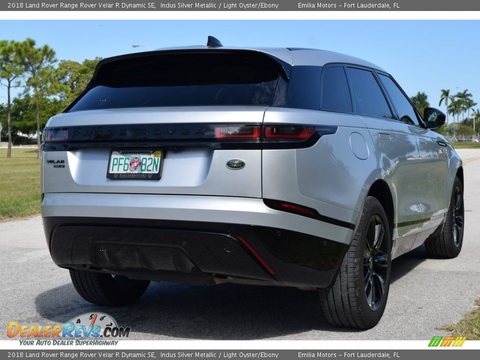 2018 Land Rover Range Rover Velar R Dynamic SE Indus Silver Metallic / Light Oyster/Ebony Photo #4