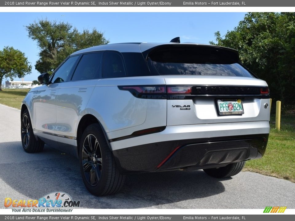 2018 Land Rover Range Rover Velar R Dynamic SE Indus Silver Metallic / Light Oyster/Ebony Photo #6