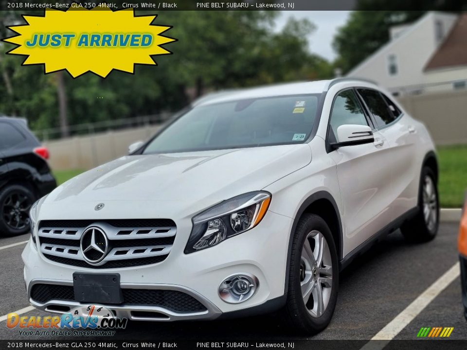 2018 Mercedes-Benz GLA 250 4Matic Cirrus White / Black Photo #1