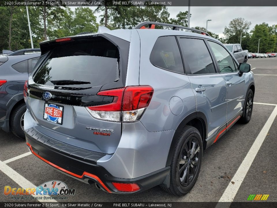 2020 Subaru Forester 2.5i Sport Ice Silver Metallic / Gray Photo #3