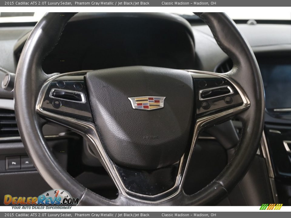2015 Cadillac ATS 2.0T Luxury Sedan Steering Wheel Photo #7