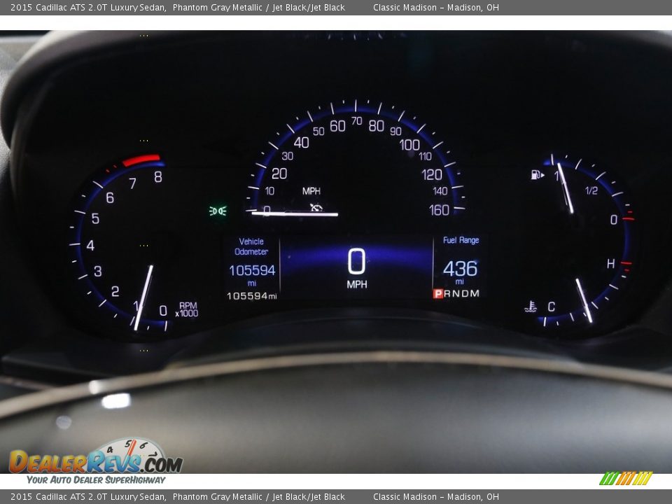 2015 Cadillac ATS 2.0T Luxury Sedan Gauges Photo #8