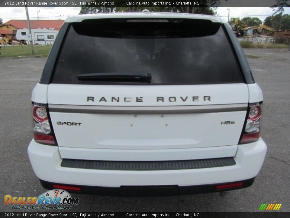 2012 Land Rover Range Rover Sport HSE Fuji White / Almond Photo #9