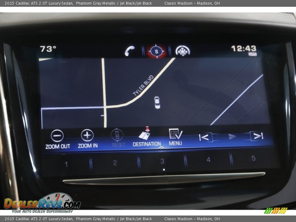 Navigation of 2015 Cadillac ATS 2.0T Luxury Sedan Photo #10
