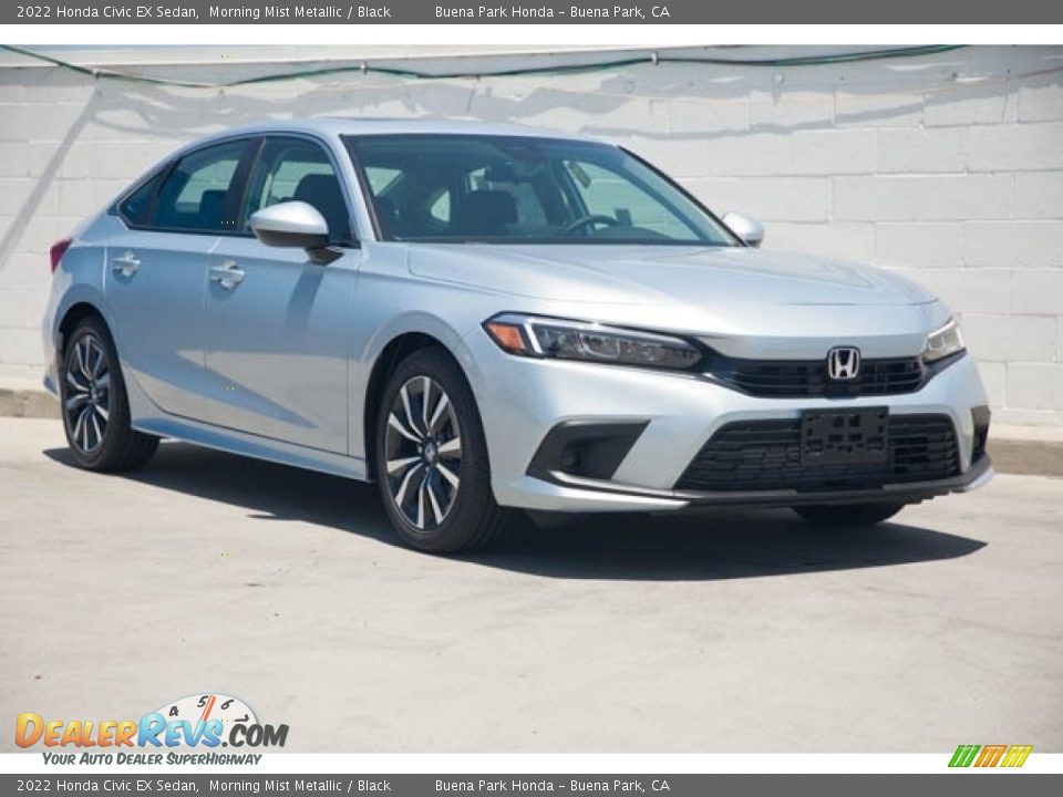 Front 3/4 View of 2022 Honda Civic EX Sedan Photo #1