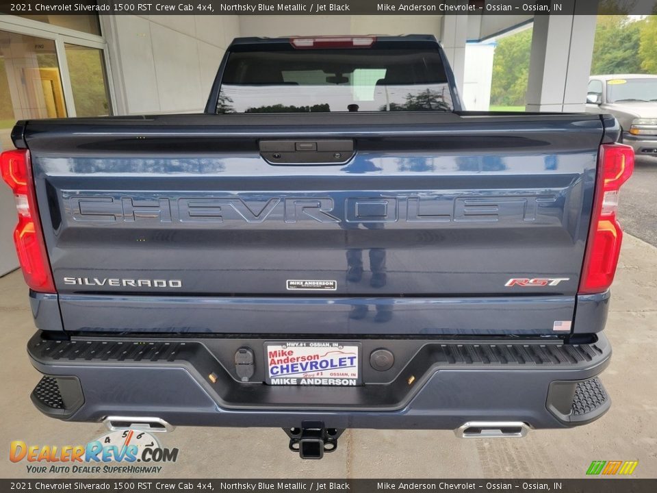2021 Chevrolet Silverado 1500 RST Crew Cab 4x4 Northsky Blue Metallic / Jet Black Photo #5