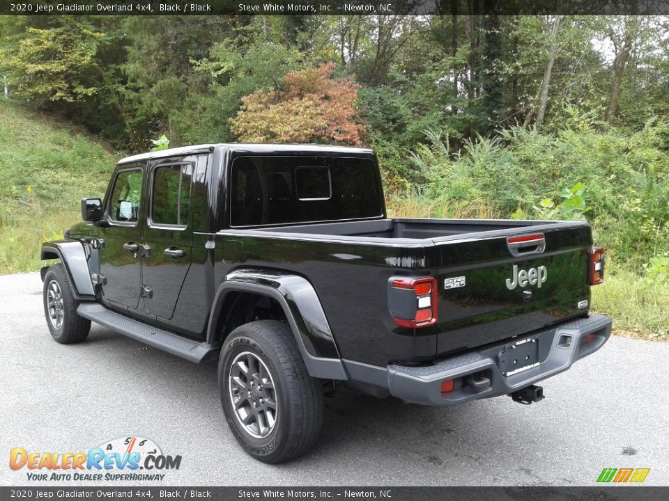 2020 Jeep Gladiator Overland 4x4 Black / Black Photo #10