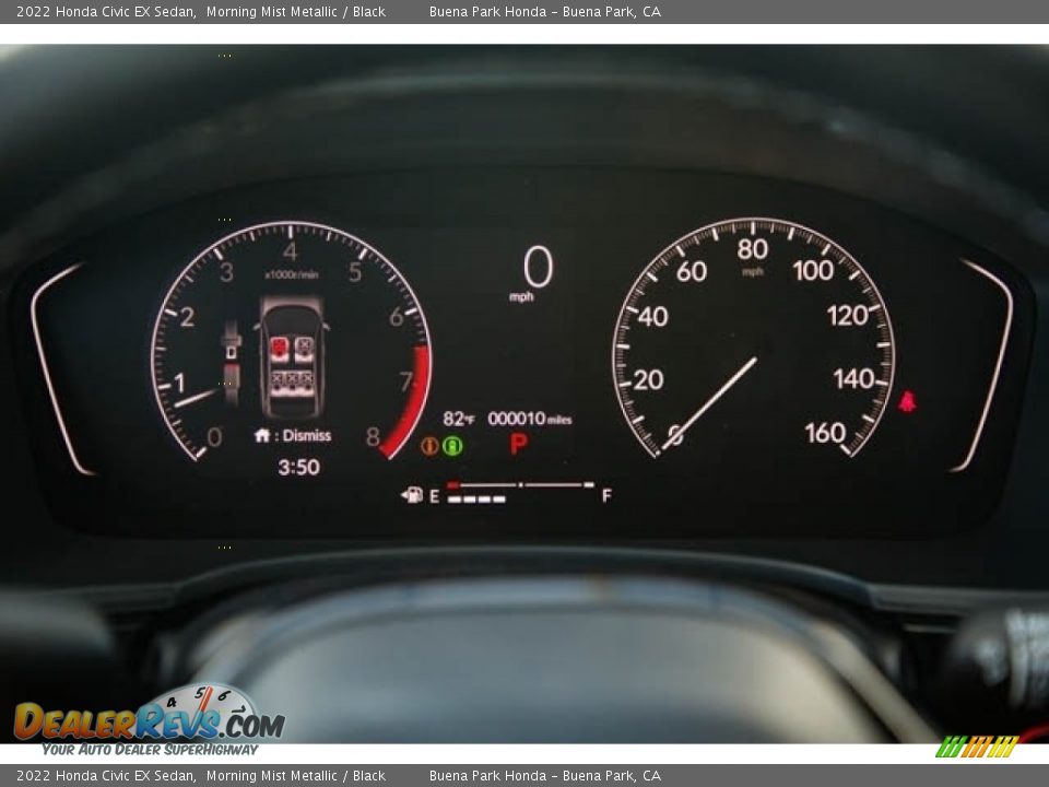 2022 Honda Civic EX Sedan Gauges Photo #18