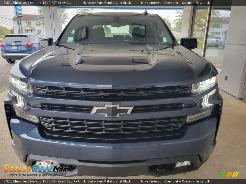 2021 Chevrolet Silverado 1500 RST Crew Cab 4x4 Northsky Blue Metallic / Jet Black Photo #9