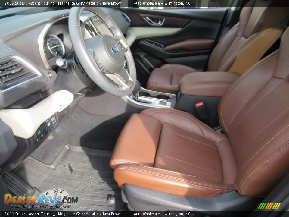 2019 Subaru Ascent Touring Magnetite Gray Metallic / Java Brown Photo #10