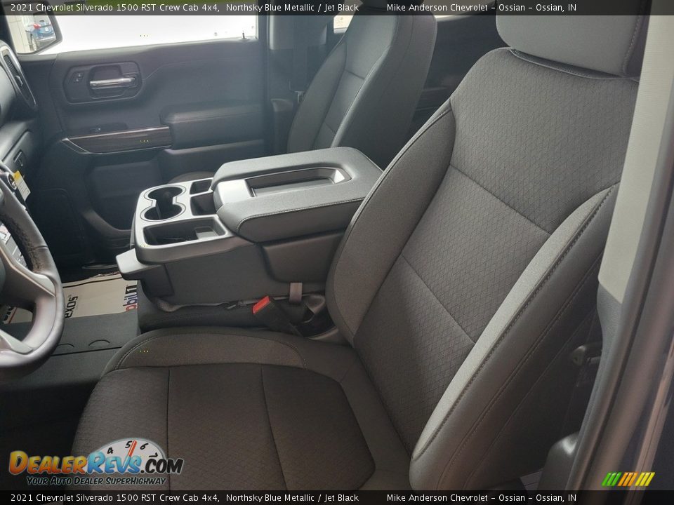 2021 Chevrolet Silverado 1500 RST Crew Cab 4x4 Northsky Blue Metallic / Jet Black Photo #15