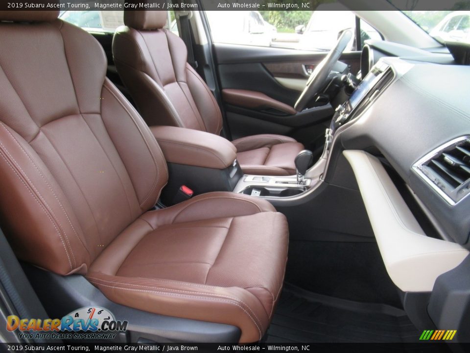 2019 Subaru Ascent Touring Magnetite Gray Metallic / Java Brown Photo #13