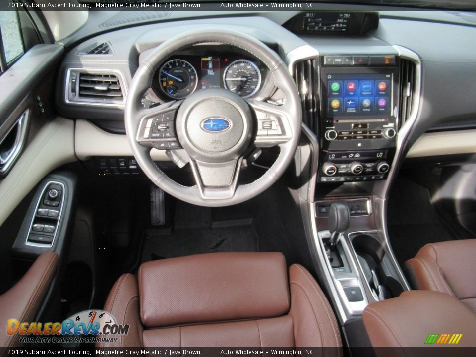 2019 Subaru Ascent Touring Magnetite Gray Metallic / Java Brown Photo #15