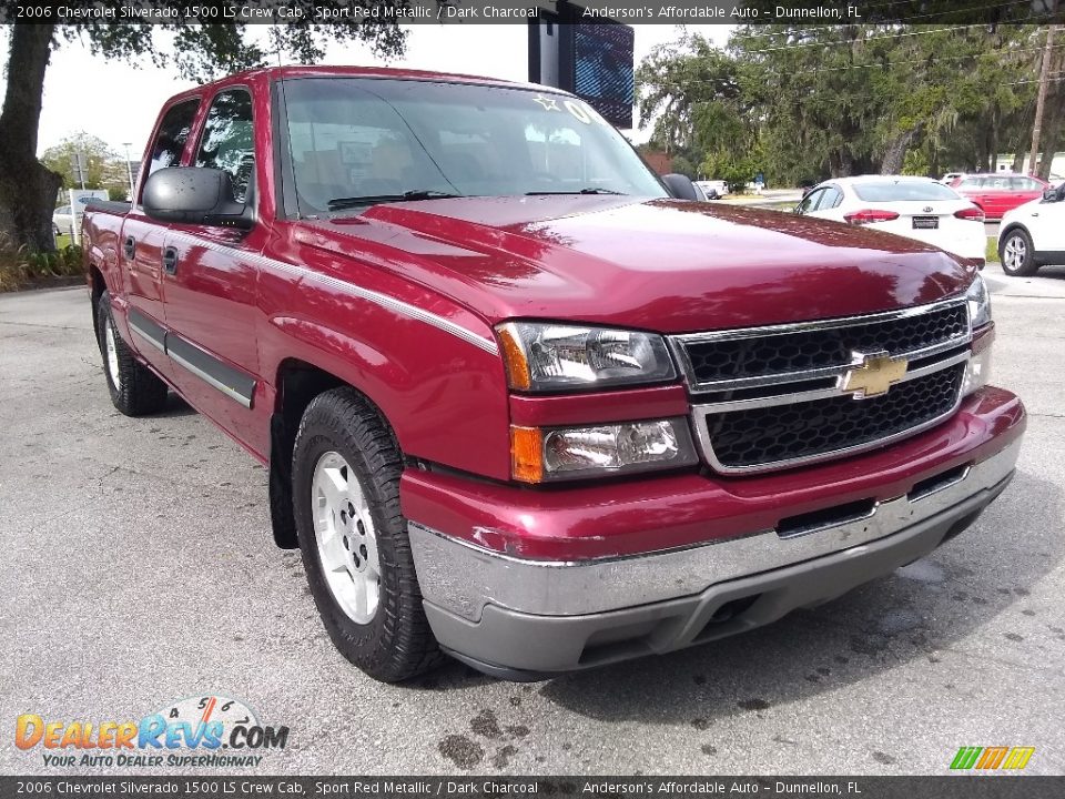 2006 Chevrolet Silverado 1500 LS Crew Cab Sport Red Metallic / Dark Charcoal Photo #1