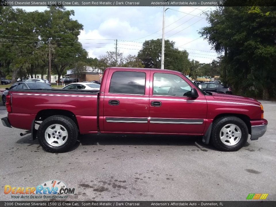 2006 Chevrolet Silverado 1500 LS Crew Cab Sport Red Metallic / Dark Charcoal Photo #2