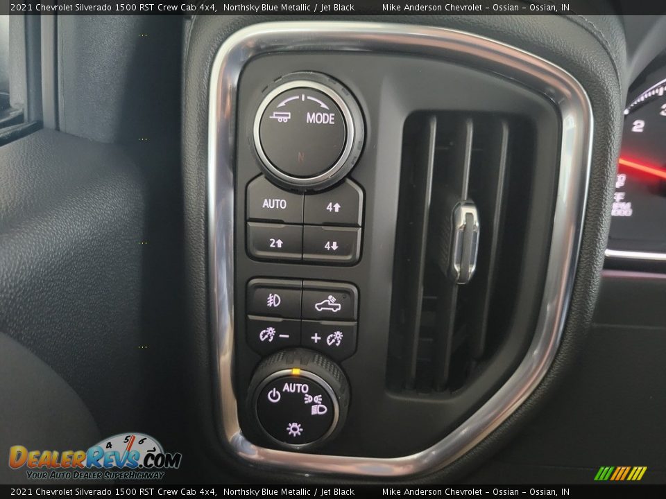 2021 Chevrolet Silverado 1500 RST Crew Cab 4x4 Northsky Blue Metallic / Jet Black Photo #28