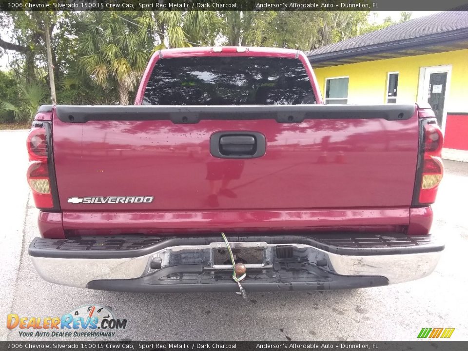 2006 Chevrolet Silverado 1500 LS Crew Cab Sport Red Metallic / Dark Charcoal Photo #4
