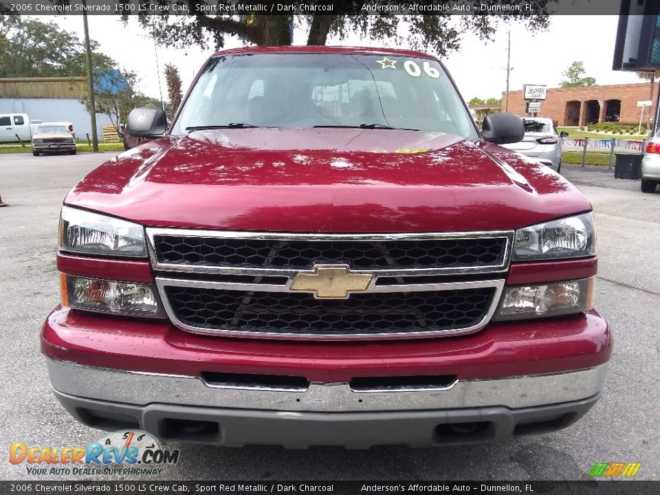 2006 Chevrolet Silverado 1500 LS Crew Cab Sport Red Metallic / Dark Charcoal Photo #8