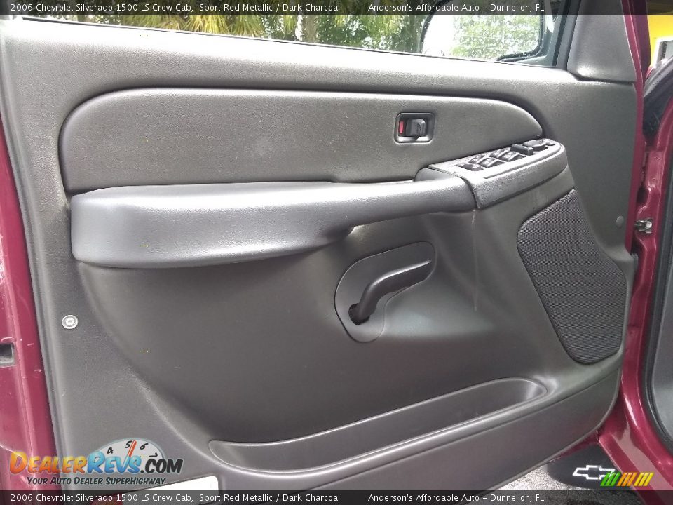2006 Chevrolet Silverado 1500 LS Crew Cab Sport Red Metallic / Dark Charcoal Photo #9