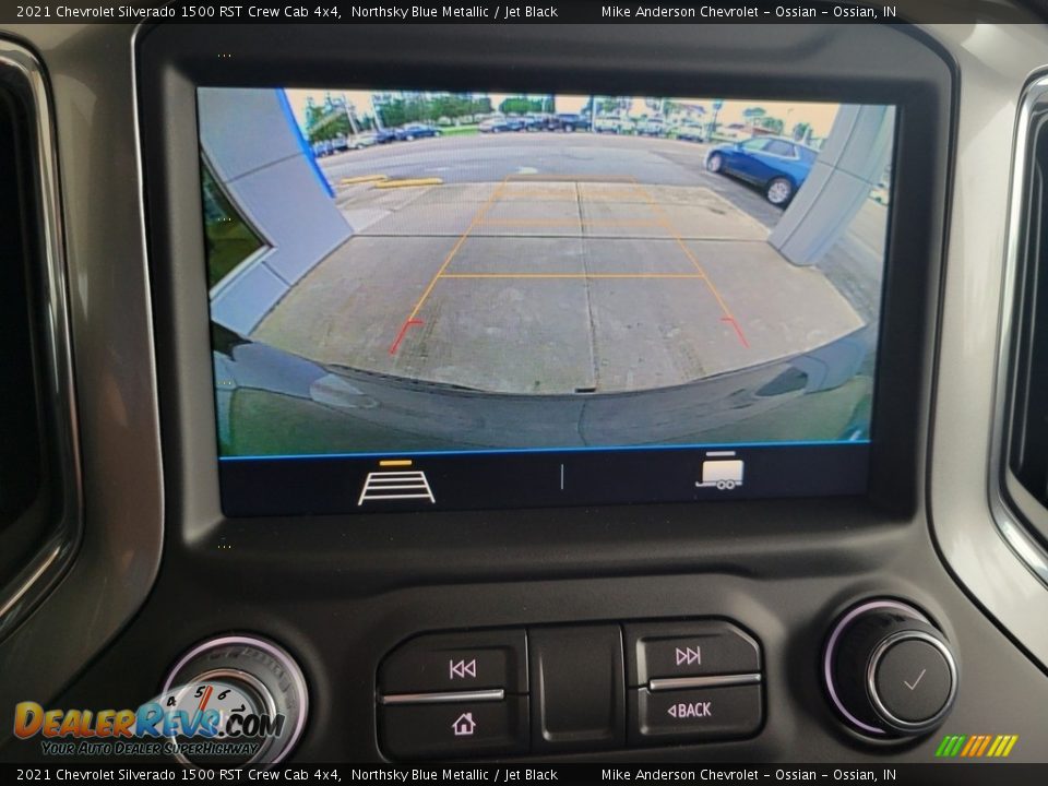 2021 Chevrolet Silverado 1500 RST Crew Cab 4x4 Northsky Blue Metallic / Jet Black Photo #35