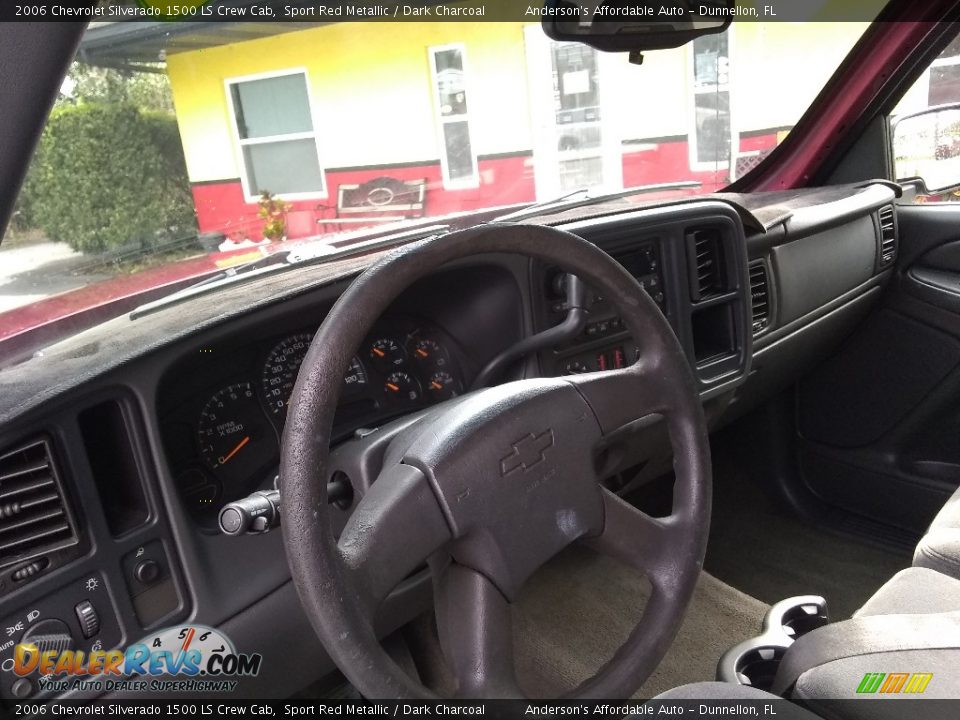 2006 Chevrolet Silverado 1500 LS Crew Cab Sport Red Metallic / Dark Charcoal Photo #12