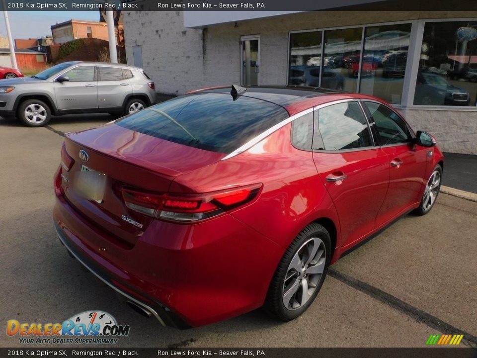 2018 Kia Optima SX Remington Red / Black Photo #2