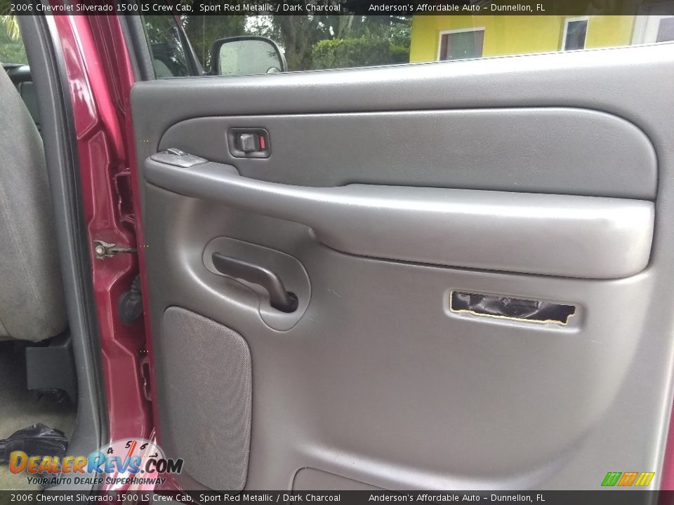 2006 Chevrolet Silverado 1500 LS Crew Cab Sport Red Metallic / Dark Charcoal Photo #21